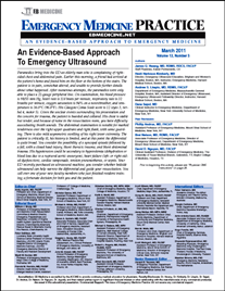 An Evidence-Based Approach To Emergency Ultrasound